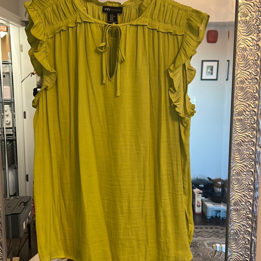 Jones New York sz XL tie front top
